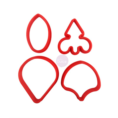 Cortador Plástico Orquidea 4 Piezas1