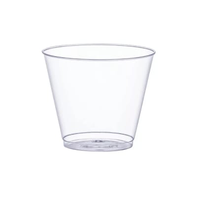 Vaso Acrílico Redondo 5.5 x 6.5 cm. 10 Unidades