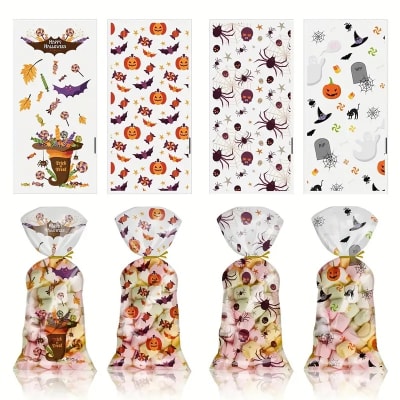 Set Bolsas Celofán Halloween N°1 - 12 Unidades1