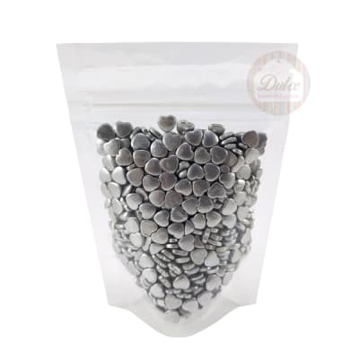 Decoración Corazón Plateado 70 gr.1