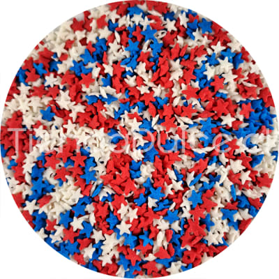 Decoración Estrellas Tricolor 100 gr.1