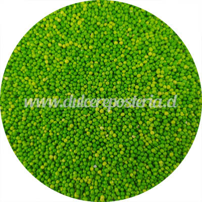 Decoración Gragea Verde 100 gr.
