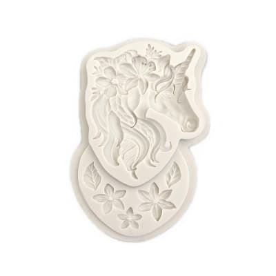 Molde Fondant Unicornio Silicona1