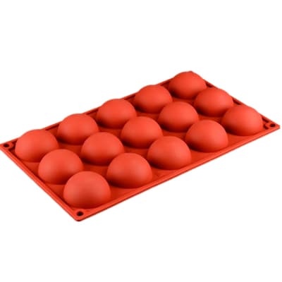 Molde Semi Esferas 5 cm. 15 Cavidades