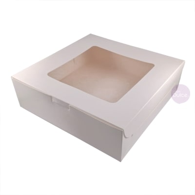 Caja Cartulina 25x25x7.5 cm. Blanca