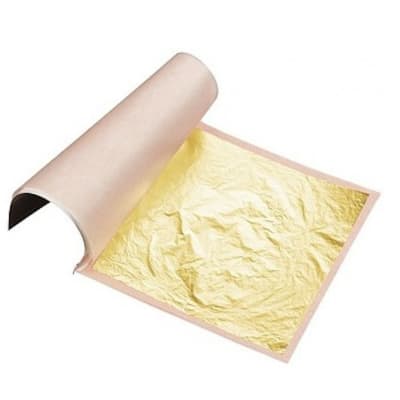 Lámina de Oro 24k 5 Unidades