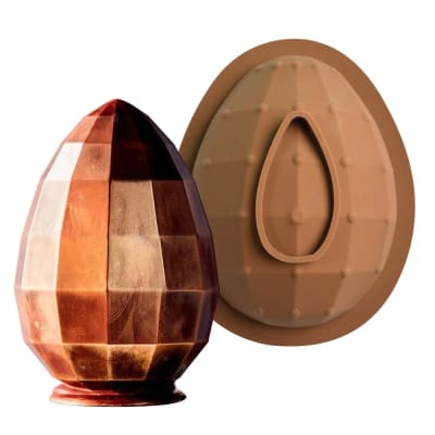Molde Chocolate Silicona Huevo Blindado 15 cm.