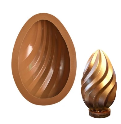 Molde Chocolate Silicona Huevo Dragón 15 cm.1