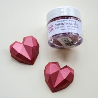 Polvo Nacarado Christmas Red Costa Cake 4 gr.