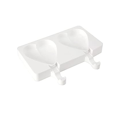 Molde para Helado Corazón Silicona