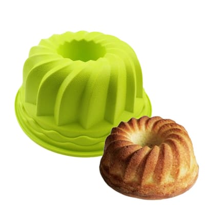 Molde Silicona Queque Espiral 22 cm Silicona