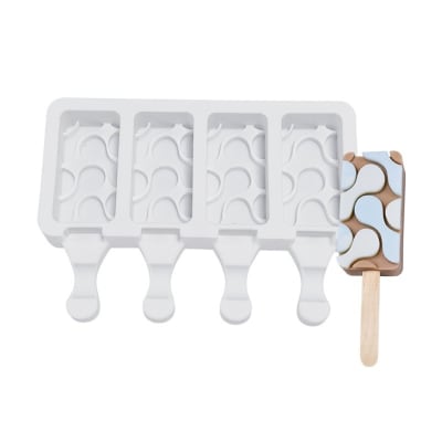 Molde Silicona Cakesicles Diseño N°2 4 Cavidades1