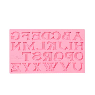 Molde Fondant Letras Antiguas Silicona1