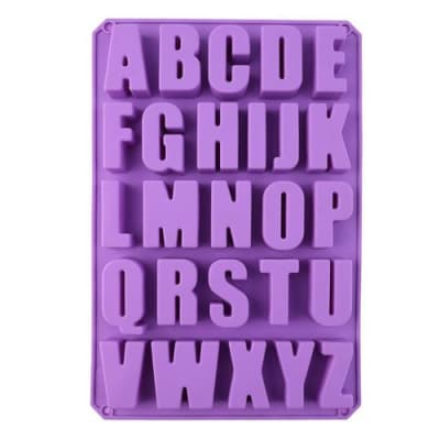 Molde Letras Grandes Silicona
