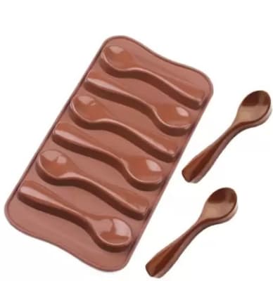 Molde Chocolate Cuchara Silicona