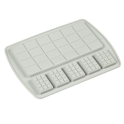 Molde Chocolate Tabletas Grande y Chicas Silicona1