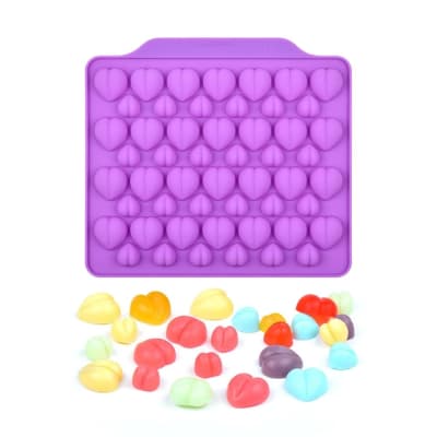 Molde Silicona Gomitas de Corazón 2 Tamaños