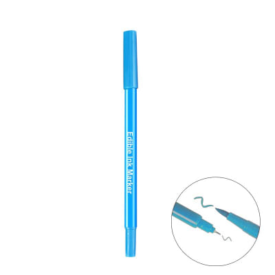 Marcador Doble Punta Linner/Pincel Azul