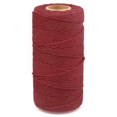 Cordón de Algodón Rojo 100 mts.3