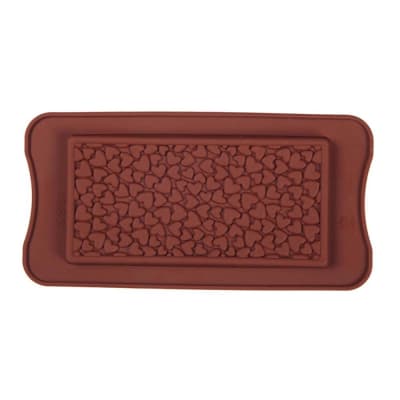 Molde Silicona Tableta Corazones1