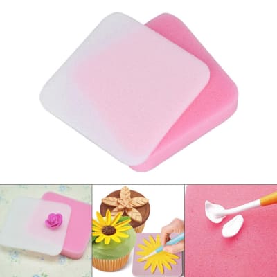 Almohadilla de Espuma para Modelar Fondant Chica 2 Piezas