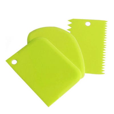 Set Scrapers o Raspadores para Crema 3 Piezas