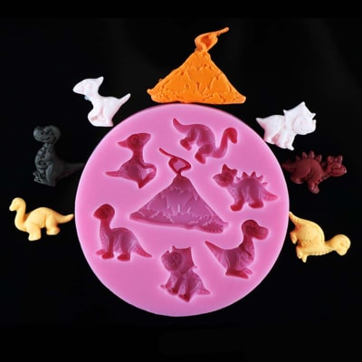 Molde Fondant Dinosaurios Silicona