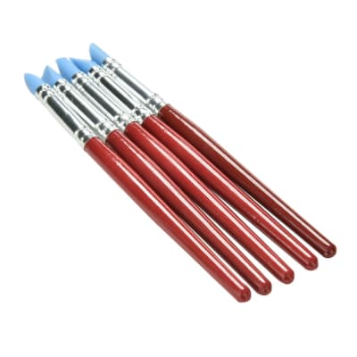 Set Pinceles Silicona para Modelar 5 piezas