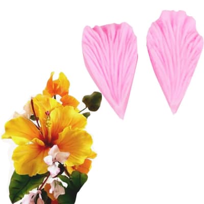 Molde Fondant Nervadura Pétalos Silicona1