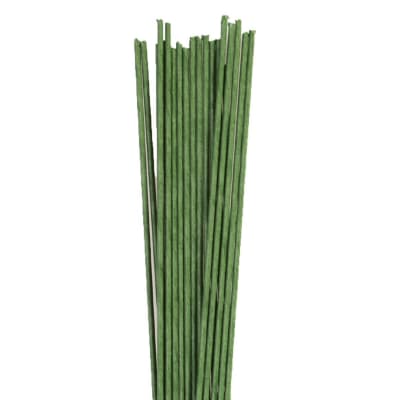 Alambre Verde para Flores 3mm. 10 Unidades