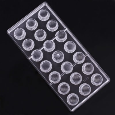 Molde Bombón Redondo Acanalado Acrílico1