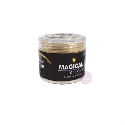 Pigmento Magical Colors Metalizado Oro 24K 5 gr.1