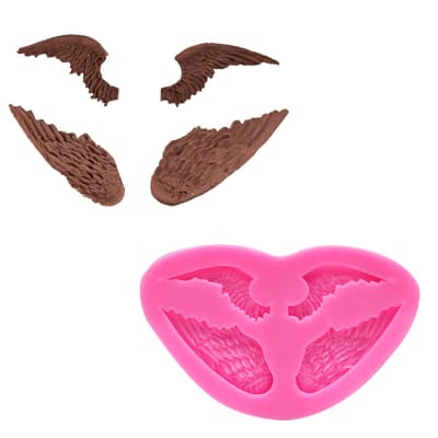 Molde Fondant 4 Alas Silicona1