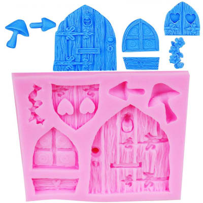 Molde Fondant Casa Encantada Silicona2