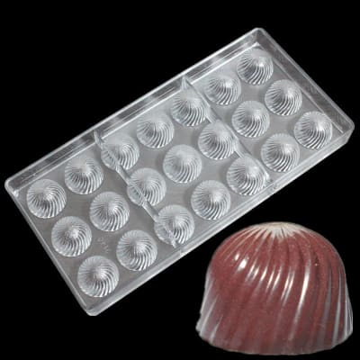 Molde Bombón Redondo Espiral Acrílico1