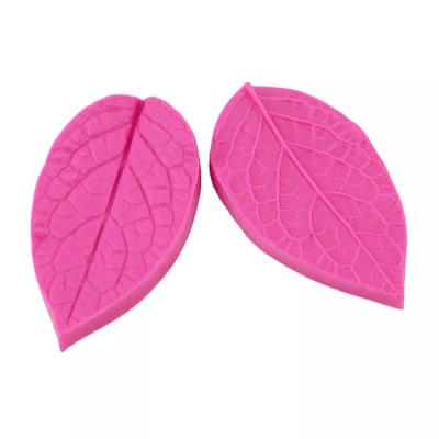 Molde Fondant Nervadura Hoja N°1 Silicona1