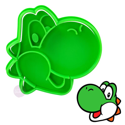 Cortador + Marcador Cara Yoshi Plástico