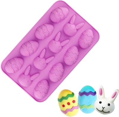 Molde Silicona Huevo y Conejo1