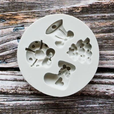 Molde Fondant Navidad N°5 Silicona