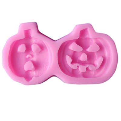 Molde Fondant 2 Calabazas Silicona1