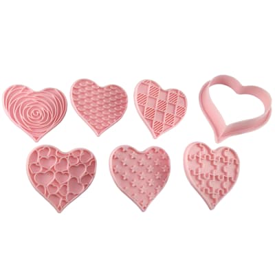 Set Cortador Marcador Corazones 6 Diseños1