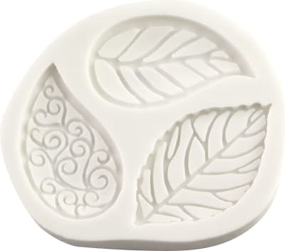 Molde Fondant 3 Hojas Silicona1