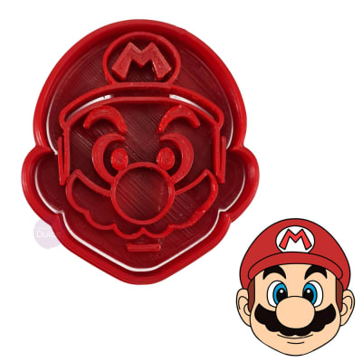 Cortador + Marcador Cara Mario Plástico5