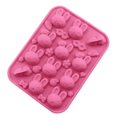 Molde Silicona Conejitos Pascua