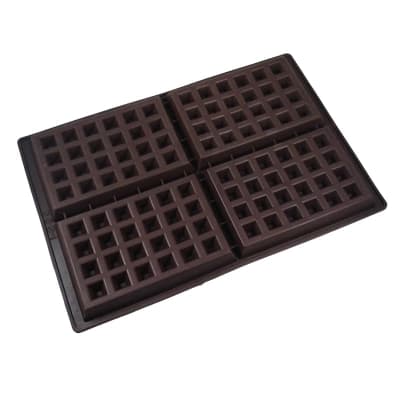 Molde Waffles Silicona 4 Cavidades