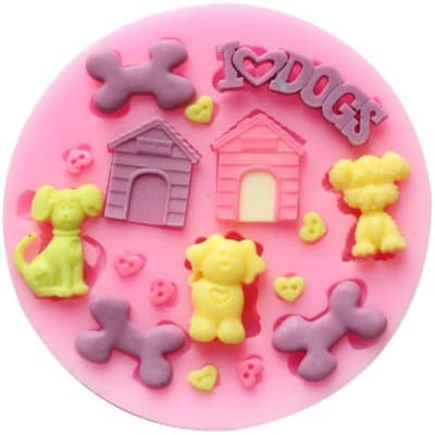 Molde Fondant DogLover Perros Silicona1