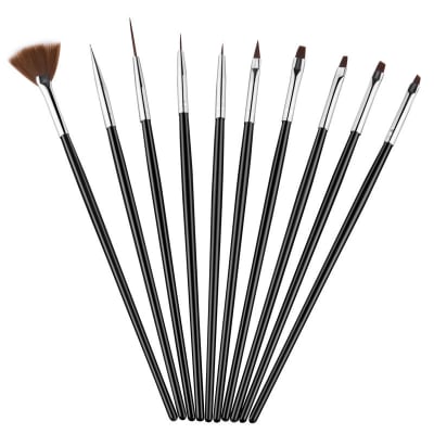 Set de Pinceles 9 Piezas + Punzón1