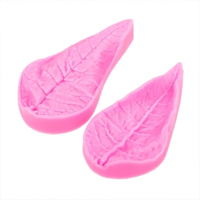 Molde Fondant Nervadura Hoja N°2 Silicona1