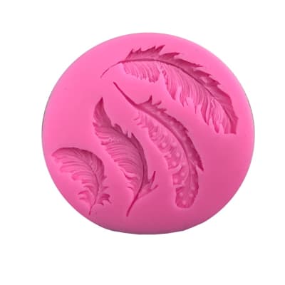 Molde Fondant Plumas N°2 Silicona
