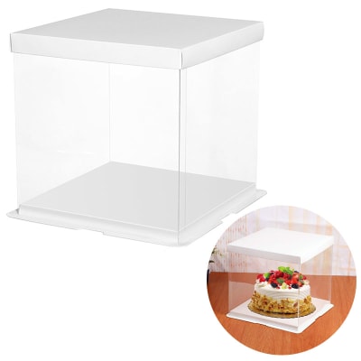 Caja Torta Transparente 37.5 x 37.5 x 35.5 cm.6